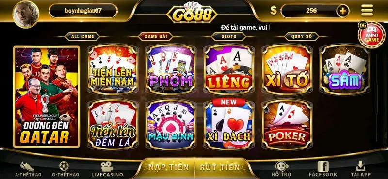 Cổng game bài Go88