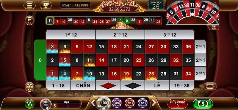 Roulette 3D Sunwin không thay đổi quá nhiều luật chơi so với bản truyền thống