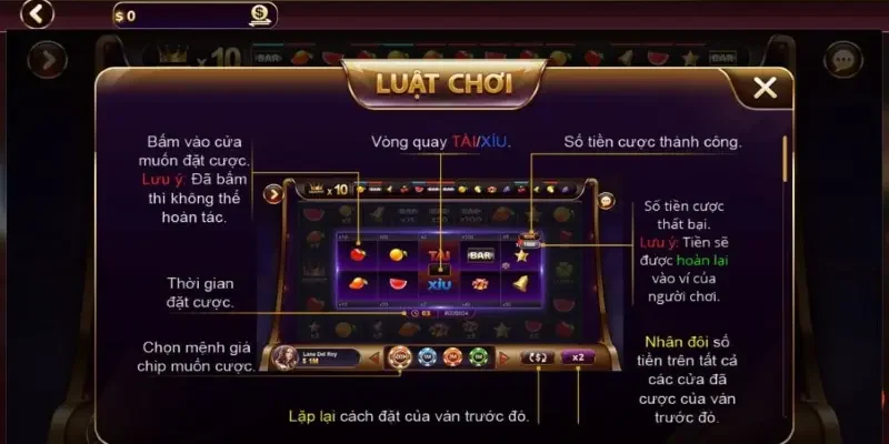 Luật chơi game Xèng 777 hấp dẫn có tại Sunwin